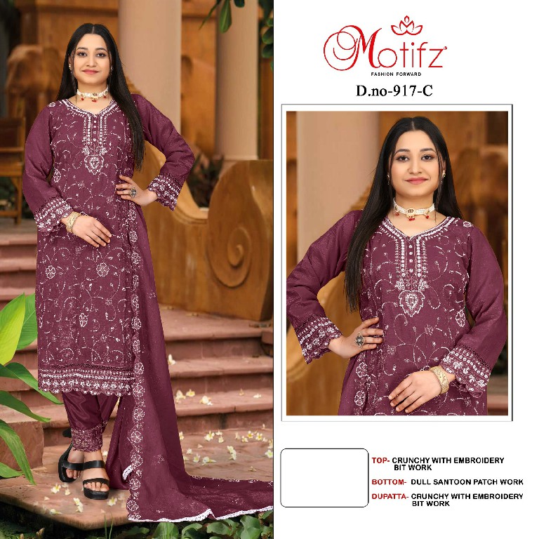 Motifz D.no 917 Wholesale Indian Pakistani Concept Salwar Suits