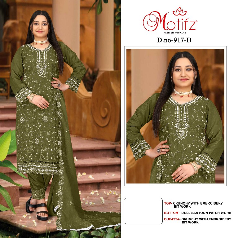Motifz D.no 917 Wholesale Indian Pakistani Concept Salwar Suits
