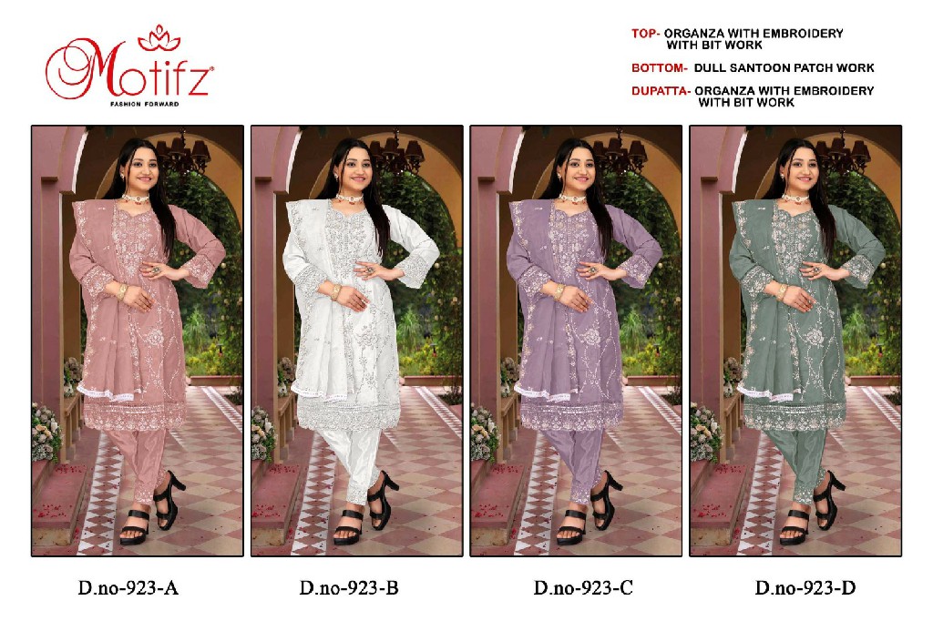 Motifz D.no 923 Wholesale Indian Pakistani Concept Salwar Suits