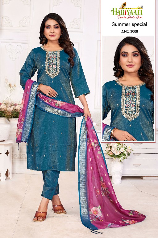 Hariyaali Summer Special Wholesale Readymade 3 Piece Salwar Suits Combo