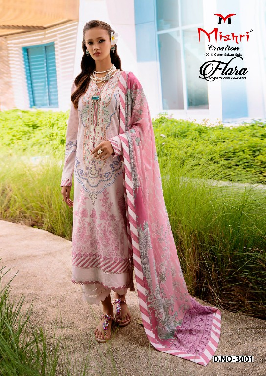 Mishri Flora Vol-3 Wholesale Exclusive Lawn Printed Dress Material