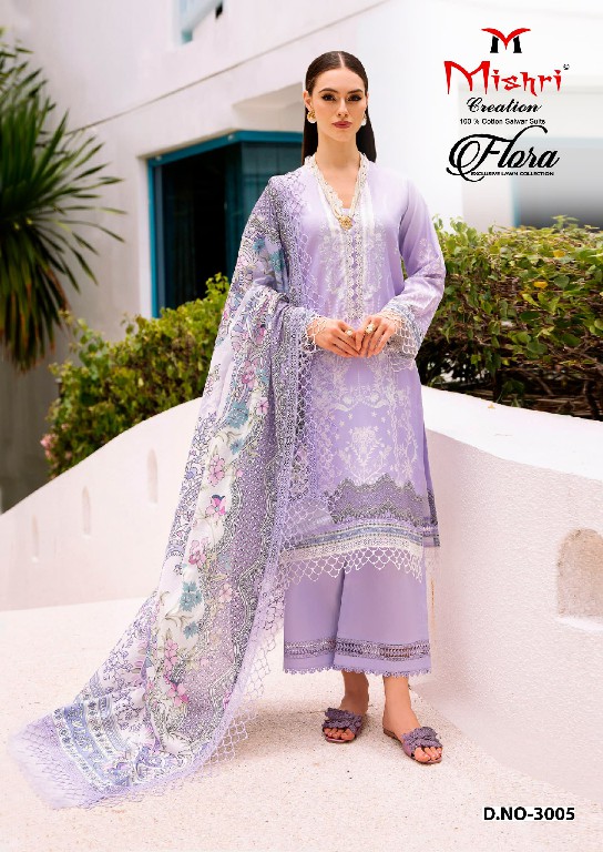 Mishri Flora Vol-3 Wholesale Exclusive Lawn Printed Dress Material