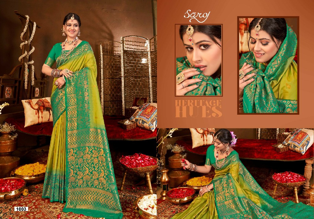 Saroj Sambhavi Silk Vol-1 Wholesale Soft Silk Rich Pallu Sarees