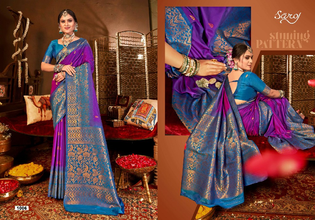 Saroj Sambhavi Silk Vol-1 Wholesale Soft Silk Rich Pallu Sarees