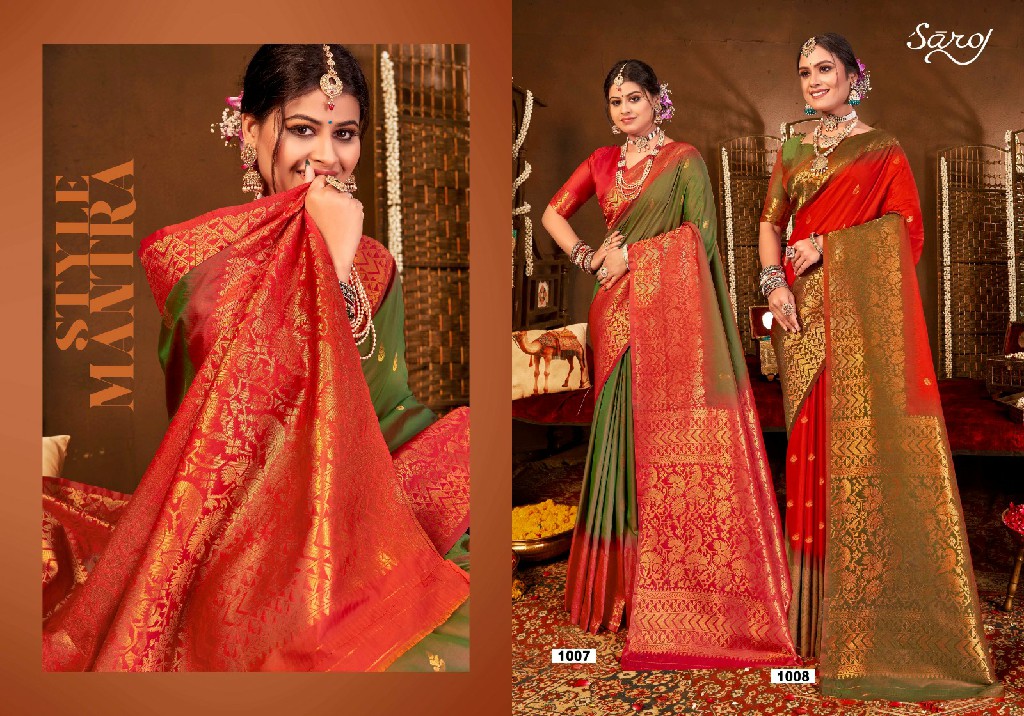 Saroj Sambhavi Silk Vol-1 Wholesale Soft Silk Rich Pallu Sarees