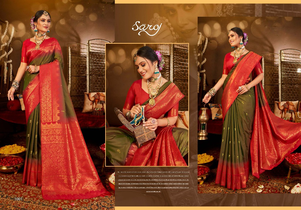Saroj Sambhavi Silk Vol-4 Wholesale Soft Silk Rich Pallu Sarees