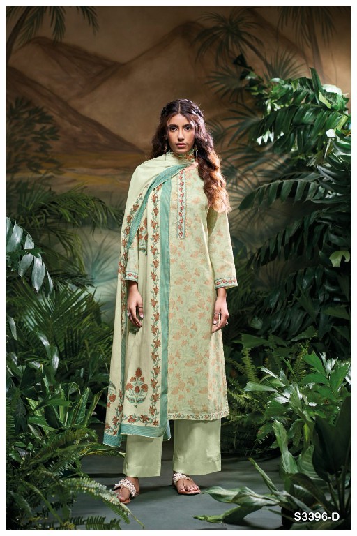 Ganga Maiya S3396 Wholesale Cotton Printed With Embroidery Work Salwar Suits
