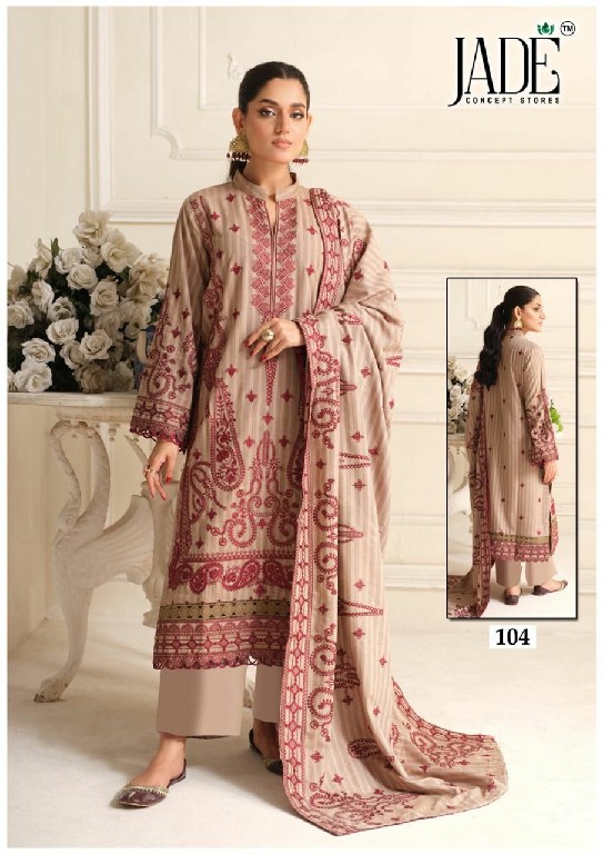 Jade Chevron Exclusive Heavy Cotton Vol-11 Wholesale Lawn Printed Dress Material