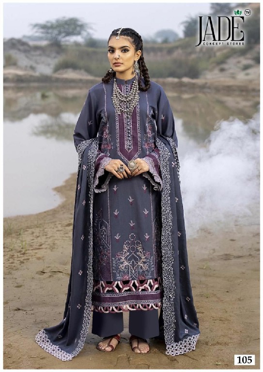 Jade Chevron Exclusive Heavy Cotton Vol-11 Wholesale Lawn Printed Dress Material