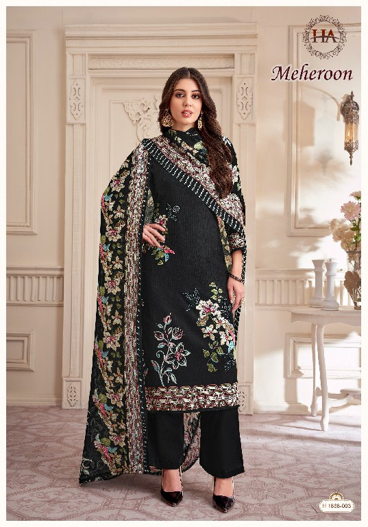 Harshit Meheroon Wholesale Pure Viscose Reyon With Swaroski Work Dress Material