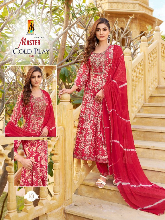 Master Cold Play Wholesale Kali With Pocket Readymade Suits Catalog