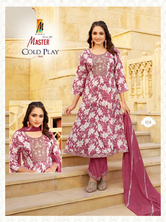 Master Cold Play Wholesale Kali With Pocket Readymade Suits Catalog