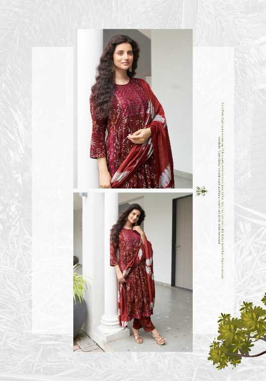 Mystic 9 Black Beauty Vol-4 Wholesale Nyra Stitched Kurtis With Pant And Dupatta