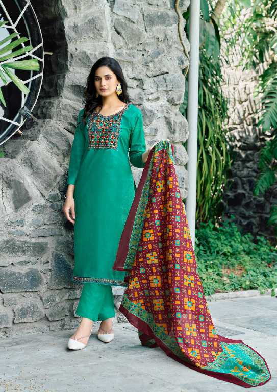 Yashika Shanaya Wholesale Patch Work And Daman Work Dress Material