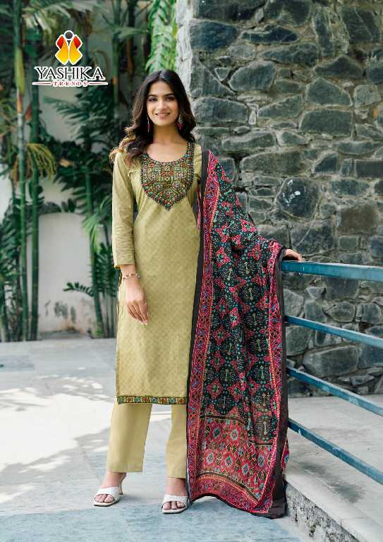 Yashika Shanaya Wholesale Patch Work And Daman Work Dress Material