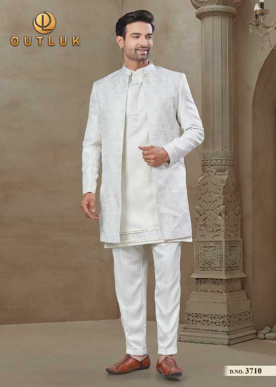 Outluk Wedding Collection Vol-37 Wholesale Mens Jacket With Kurta With Pant