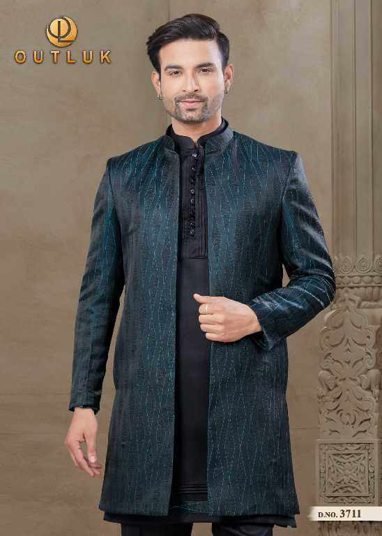 Outluk Wedding Collection Vol-37 Wholesale Mens Jacket With Kurta With Pant