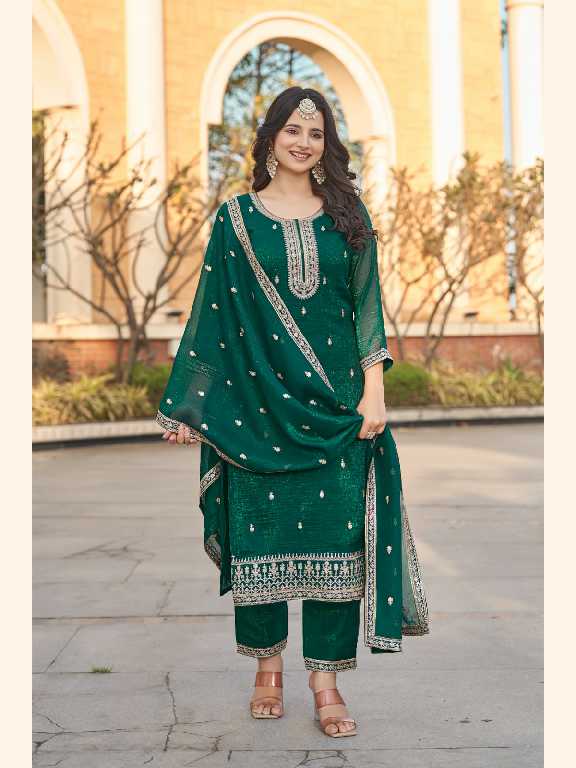 Aanchi Spirit Wholesale 3 Piece Set Straight Concept Readymade Suits