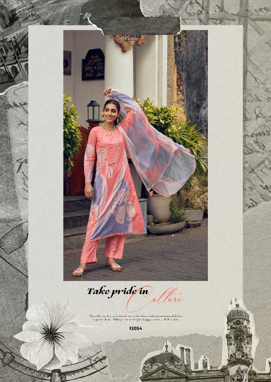 PRM Safina Wholesale Pure Lawn Cotton With Hend Work Salwar Suits