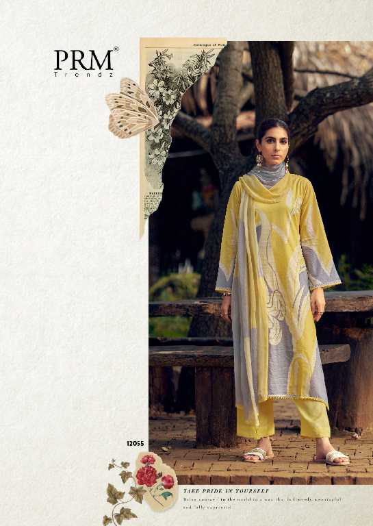 PRM Safina Wholesale Pure Lawn Cotton With Hend Work Salwar Suits