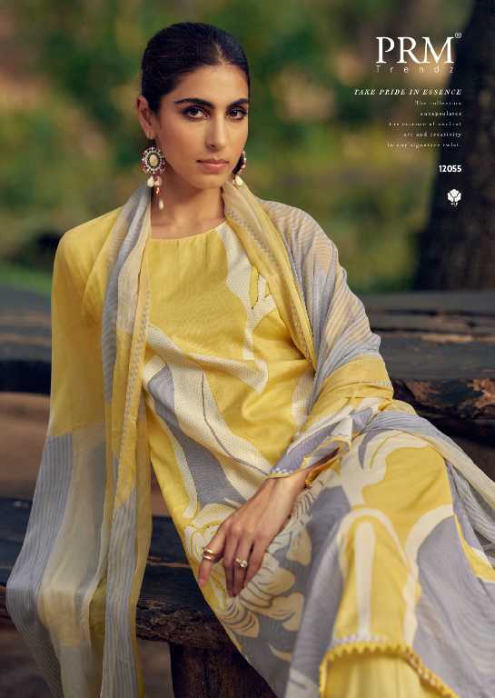 PRM Safina Wholesale Pure Lawn Cotton With Hend Work Salwar Suits