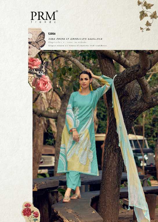 PRM Safina Wholesale Pure Lawn Cotton With Hend Work Salwar Suits