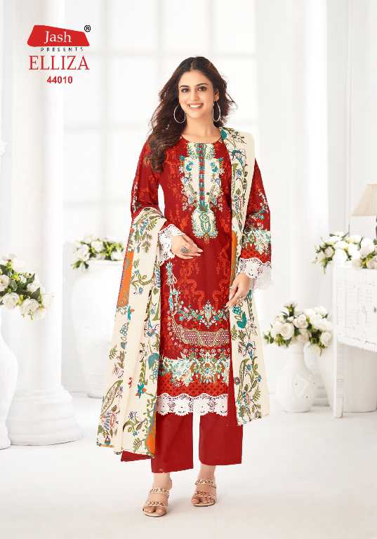 Jash Elliza Vol-44 Wholesale Pure Cotton Printed Dress Material