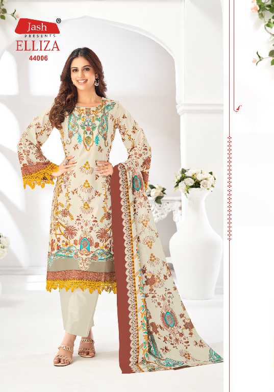 Jash Elliza Vol-44 Wholesale Pure Cotton Printed Dress Material