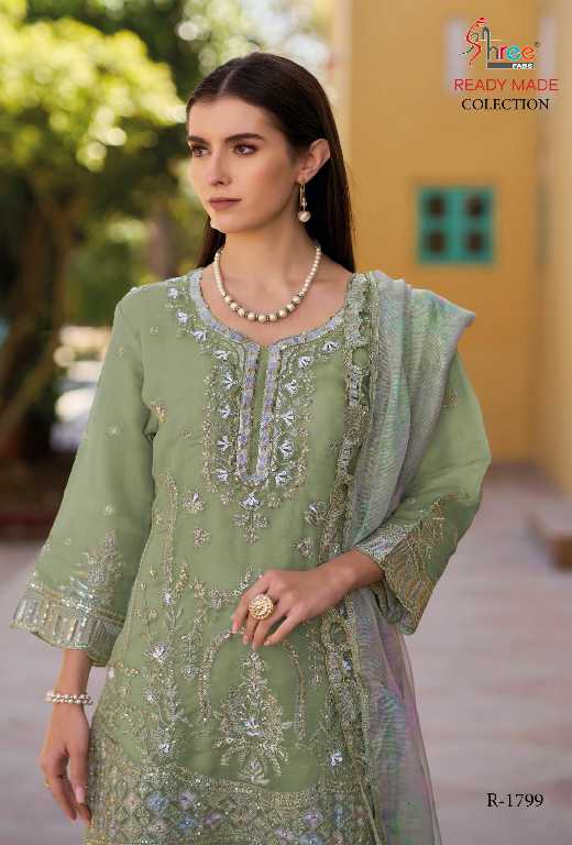 Shree Fabs R-1799 Wholesale Readymade Indian Pakistani Salwar Suits