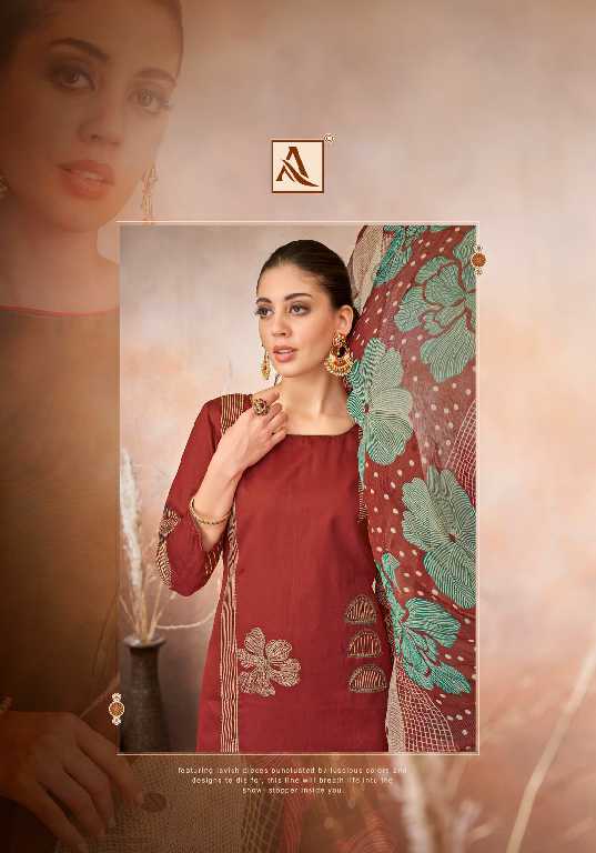 Alok Black Stone Vol-3 Wholesale Pure Zam With Exclusive Hand Work Dress Material