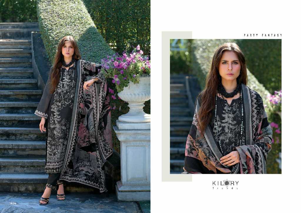magic by kilory trends linen pretty look pakistani 3pcs dress