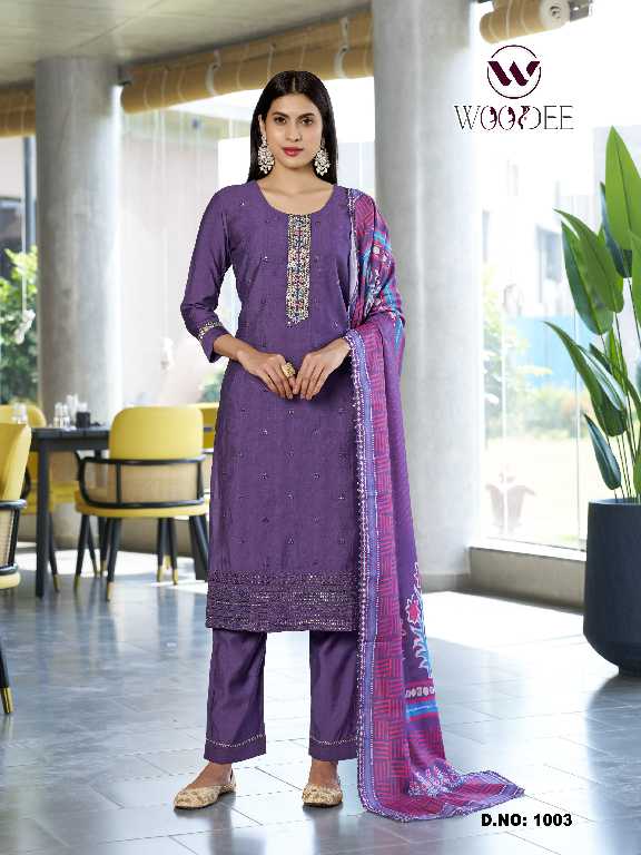 Woodee Milly Wholesale 3 Piece Concept Readymade Salwar Suits