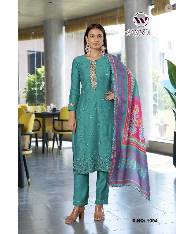 Woodee Milly Wholesale 3 Piece Concept Readymade Salwar Suits