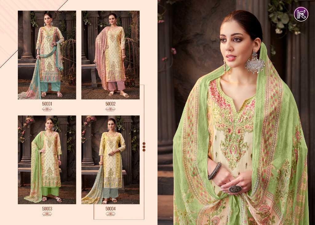 Kala Fashion Heroine Wholesale Pure Modal With Fancy Handwork Dress Material