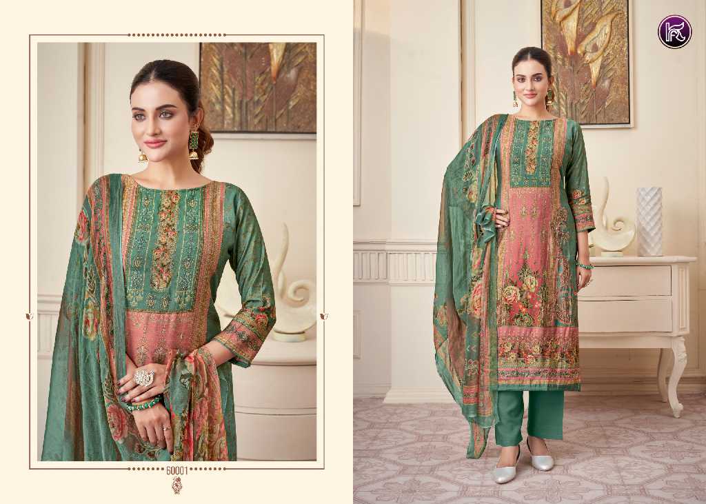 Kala Fashion Haseena Wholesale Pure Modal With Fancy Handwork Dress Material