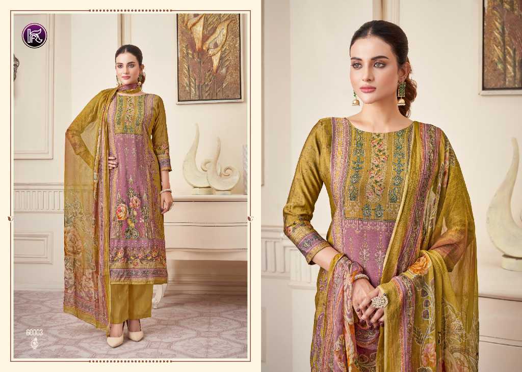 Kala Fashion Haseena Wholesale Pure Modal With Fancy Handwork Dress Material