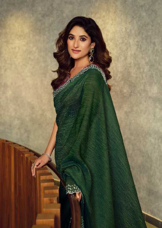 LT Fabrics Silver Stone Vol-16 Wholesale Cosmos With Swaroski Work Party Wear Sarees