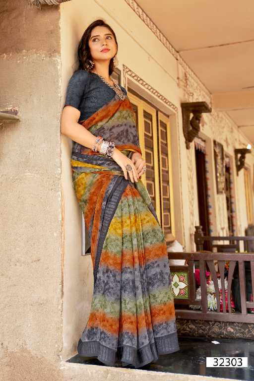 Vallabhi Shefali Vol-3 Wholesale Georgette With Abstract Print Sarees