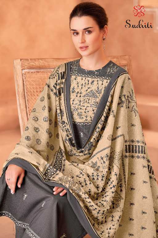 Sudriti Trible Thread Wholesale Pure Cotton Lawn With Hand Work Salwar Suits