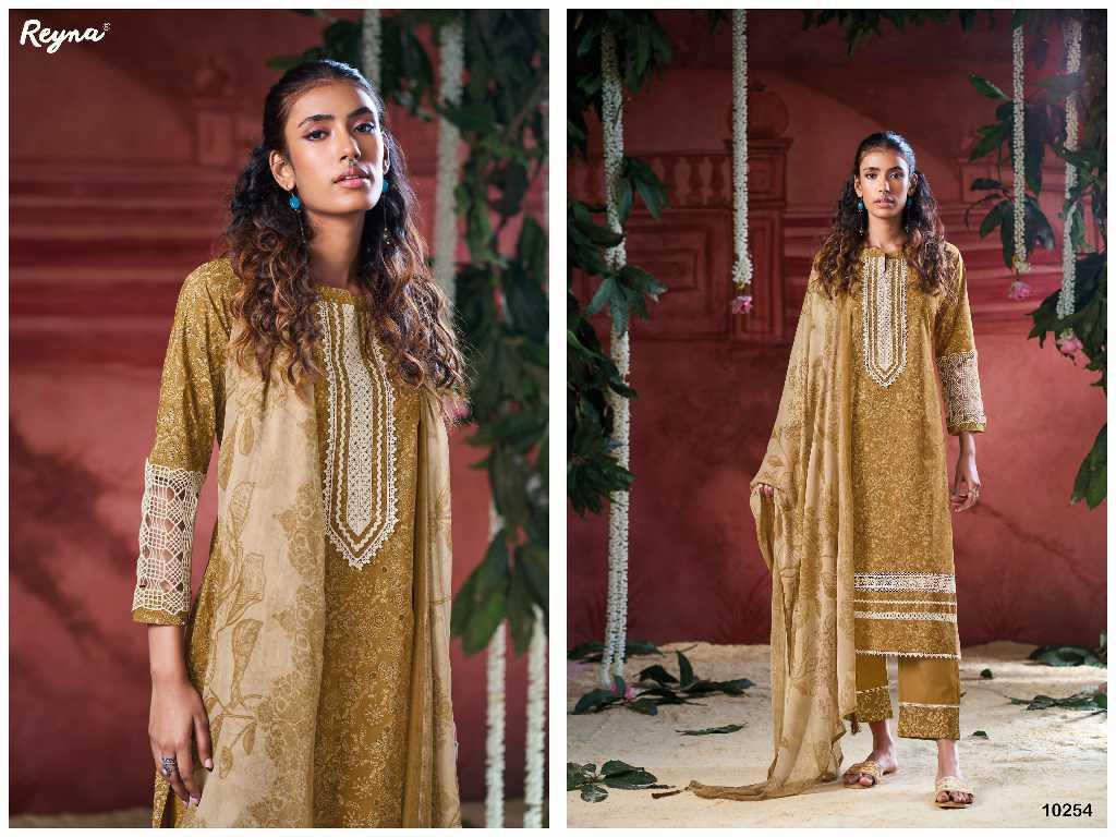 Reyna Gehna Wholesale Superior Cotton With Work Salwar Suits