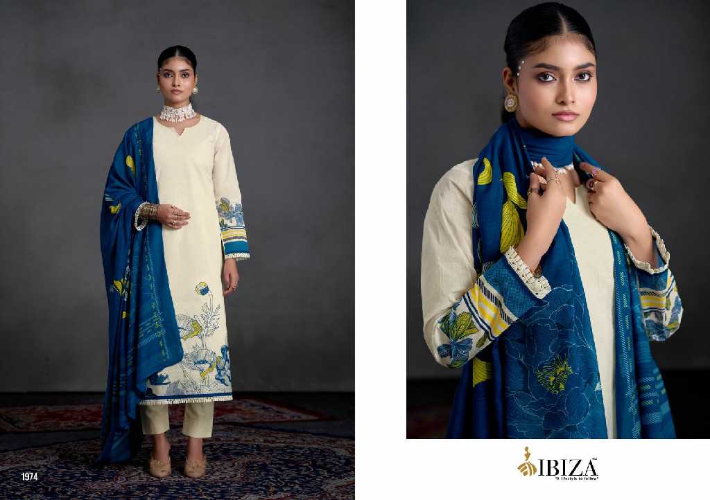 Ibiza Merova Wholesale Pure Orgendi With Handwork Salwar Suits