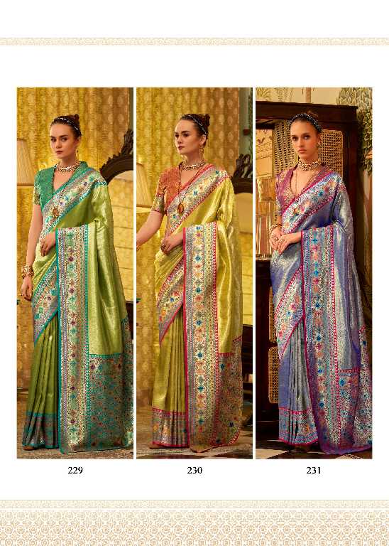 Rajpath Colours Wholesale TIssue Silk Party Wear Indian Sarees