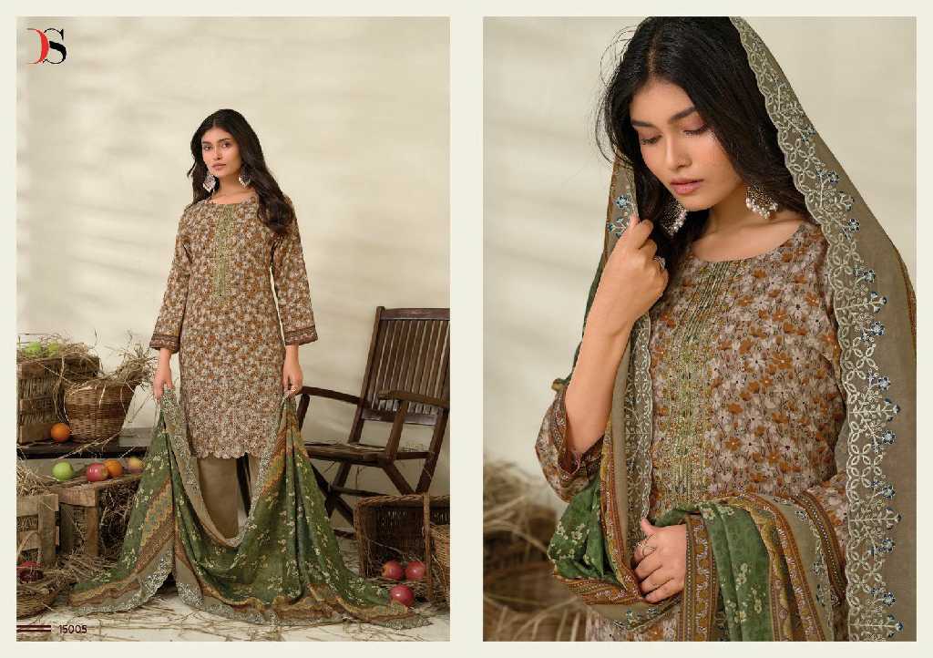 Deepsy Bin Saeed Vol-15 Wholesale Lawn Collection Pakistani Suits Dress Material