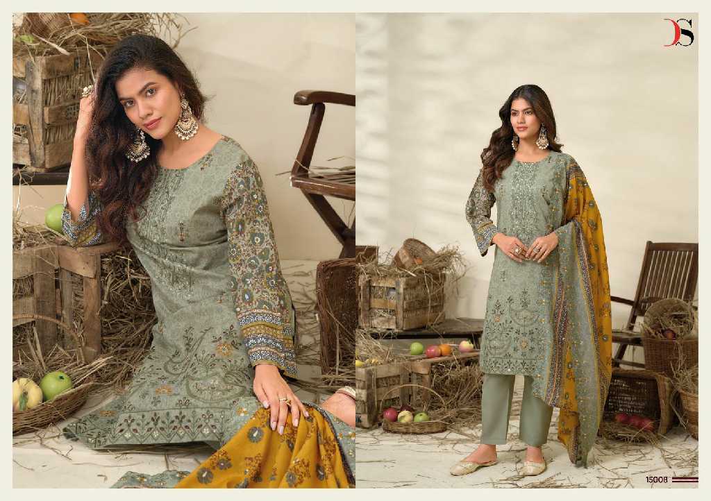 Deepsy Bin Saeed Vol-15 Wholesale Lawn Collection Pakistani Suits Dress Material