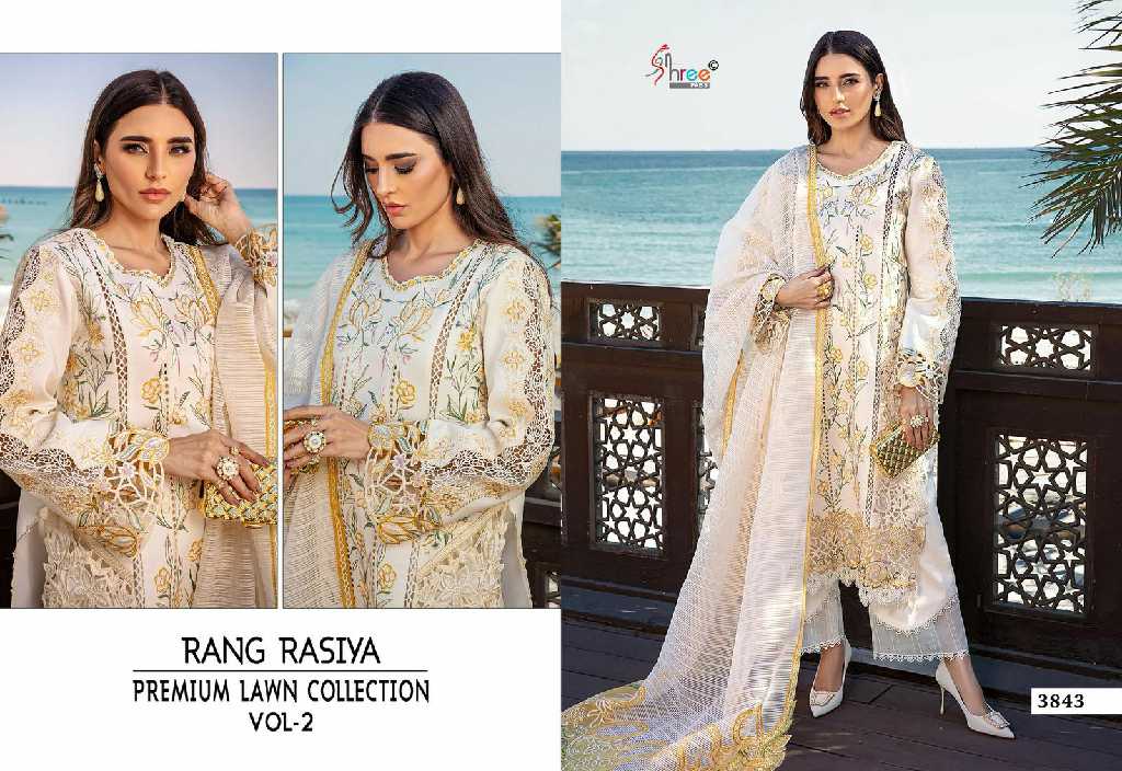 Shree Fabs Rang Rasiya Premium Lawn Collection Vol-2 Wholesale Pakistani Concept Suits