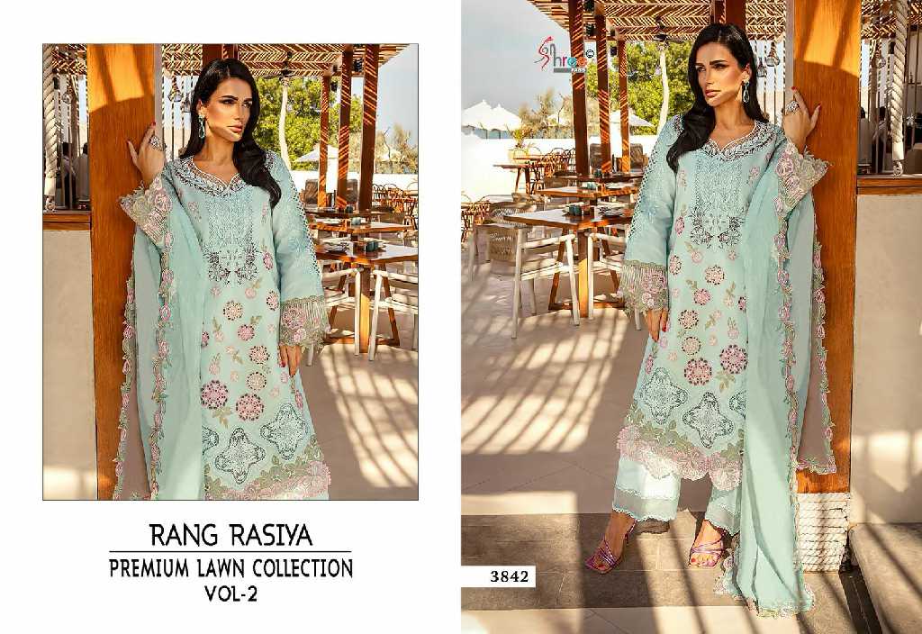 Shree Fabs Rang Rasiya Premium Lawn Collection Vol-2 Wholesale Pakistani Concept Suits