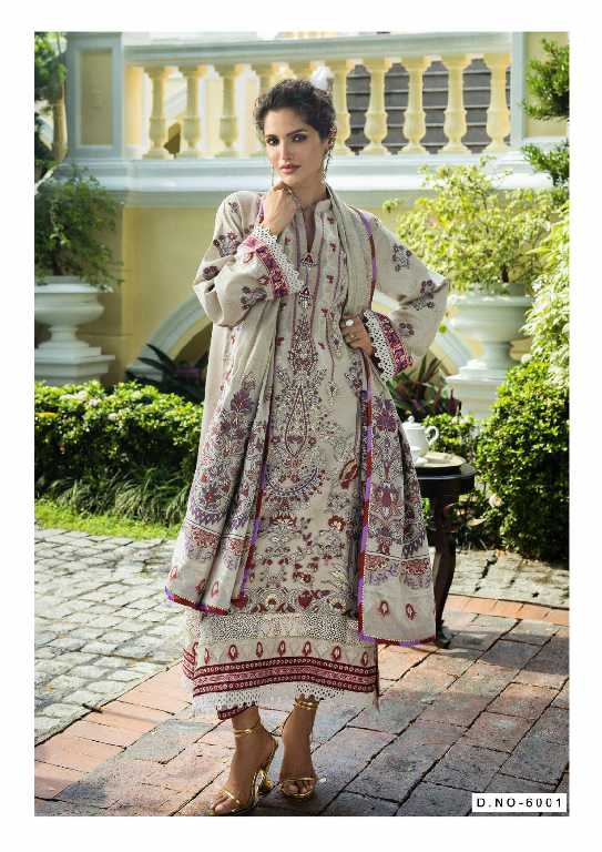 Mizaj Qurbat Vol-6 Wholesale Pure Cotton Karachi Print Dress Material