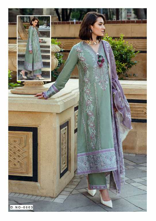 Mizaj Qurbat Vol-6 Wholesale Pure Cotton Karachi Print Dress Material