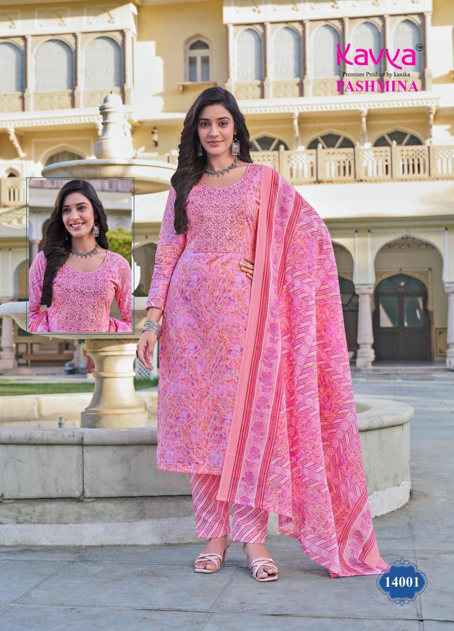 kavya pashmina vol 14 malaysian readymade cotton lining classic 3pcs dress