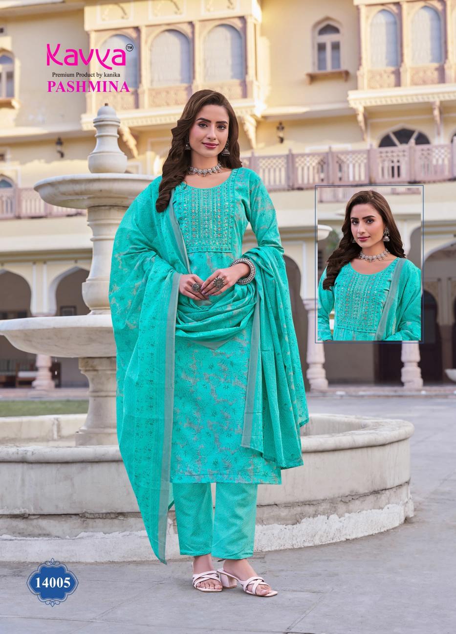 kavya pashmina vol 14 malaysian readymade cotton lining classic 3pcs dress